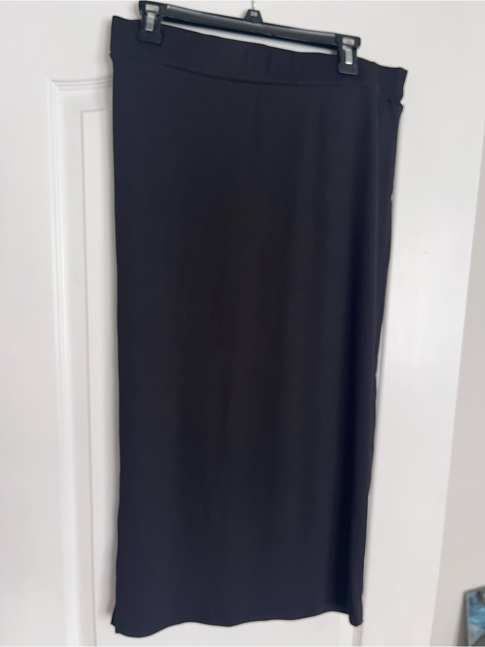 SHEIN Black Midi Straight Skirt